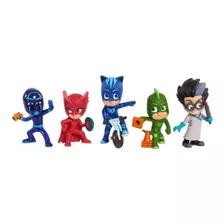 Bonecos Colecionaveis Pj Masks Pack C/ 5 Multilaser