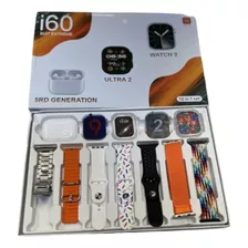 Smartwatch I60 + Audifonos + Doble Reloj + 7correas + 12en1 