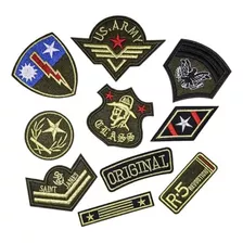 Tornado-storm 10 Parches Bordados Con Insignia Militar Para 