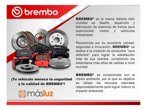 Balatas Cermicas Traseras Mercedes-benz E400 15/17 Brembo Foto 4