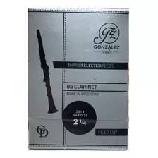 Caixa 2 Palhetas Para Clarinete Gonzalez Gd - Escolha Nº