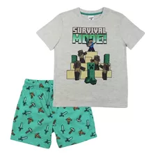 Pijama Minecraft, Diferentes Tallas Infantiles, Original