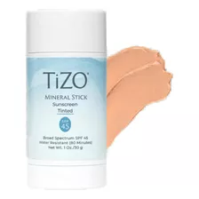 Tizo Mineral Stick Tinted Spf 45 | Resistente Al Agua (80 Mi