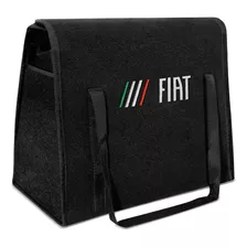 Bolsa Organizadora Automotiva Universal Logo Fiat Preto 20l