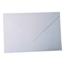 100 Envelope 240g Bico Horizontal Convite Branco 15x22cm 