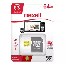 Tarjeta Memoria Micro Sd Xc 64gb Maxell / Tecnocenter