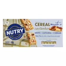 Barra De Cereal Nutry Proteinbar Sabor Castanha 22 G