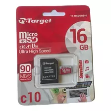 Tarjeta Memoria Micro Sd 16 Gb Target C 10