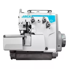 Maquina Industrial Overlock Jack E3-3 Completa Com Mesa Cor Branco 110v