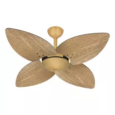 Ventilador Teto 4 Pás Madeira Winds Potente Ventax 110v Cor Da Estrutura Dourado Cor Das Pás Freijó Diâmetro 120 Cm Material Das Pás Mdf