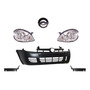 Kit Chevy C2 04 Al 08 Fascia, Faros N, Emblema Y Guias Fasc