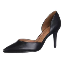 Tacones Calvin Klein Original Zapatillas Piel Negro Mujer