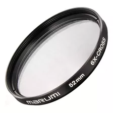 Filtro 6x Cross 52mm Marumi ,pañito De Limpieza Gratis