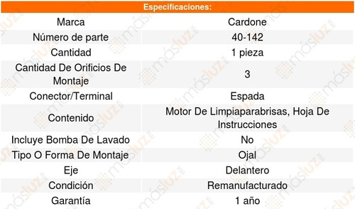 Motor Limpiaparabrisas Delantero Chevelle 1969 Al 1973 Foto 4