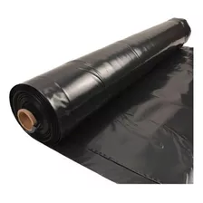 Film Nylon Negro Polietileno Obras 4m X 1mt 200 Micrones 6c