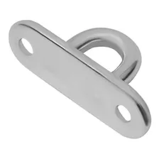 Alça Com Base Inox 2 Furos 6mm Oval Com Apoio