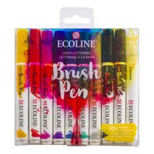 Ecoline Brush Pen Set De 10, Hand Lettering