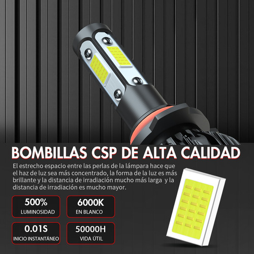 9005 9006 Kit De Focos Led Para Toyota Luz Alta/baja 11000 L Foto 5