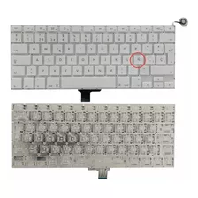 Teclado Apple Macbook A1342 Año 2009 2010 Español Blanco