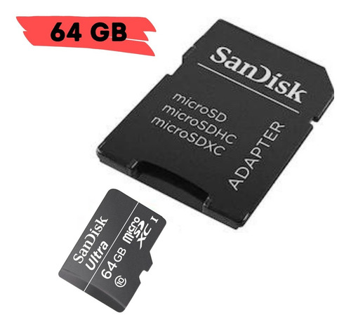 Sandisk 64 Gb Para Celular Original Com Adaptador Para Pc