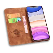 Funda De Cuero Para Huawei Anti-caída Carcasa Moda Con Tapa