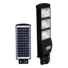 Luminaria Led Solar Lampara Alumbrado Publico 90w Con Sensor Color De La Carcasa Negro Color De La Luz Blanco Frío 3.2v Dc