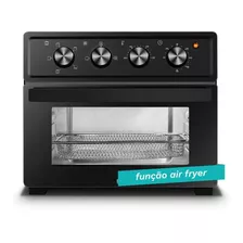 Forno Elétrico Função Air Fry 22l 1800w Preto Bel22ad 127v