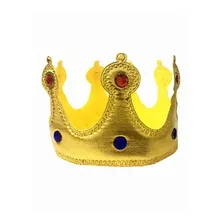 Coroa Pequena Principe Tecido Luxo