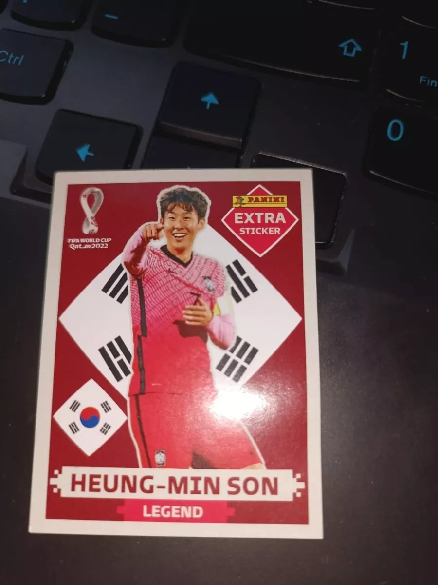 Qatar 2022 Panini Sticker Album Heung-min Son Sticker Extra