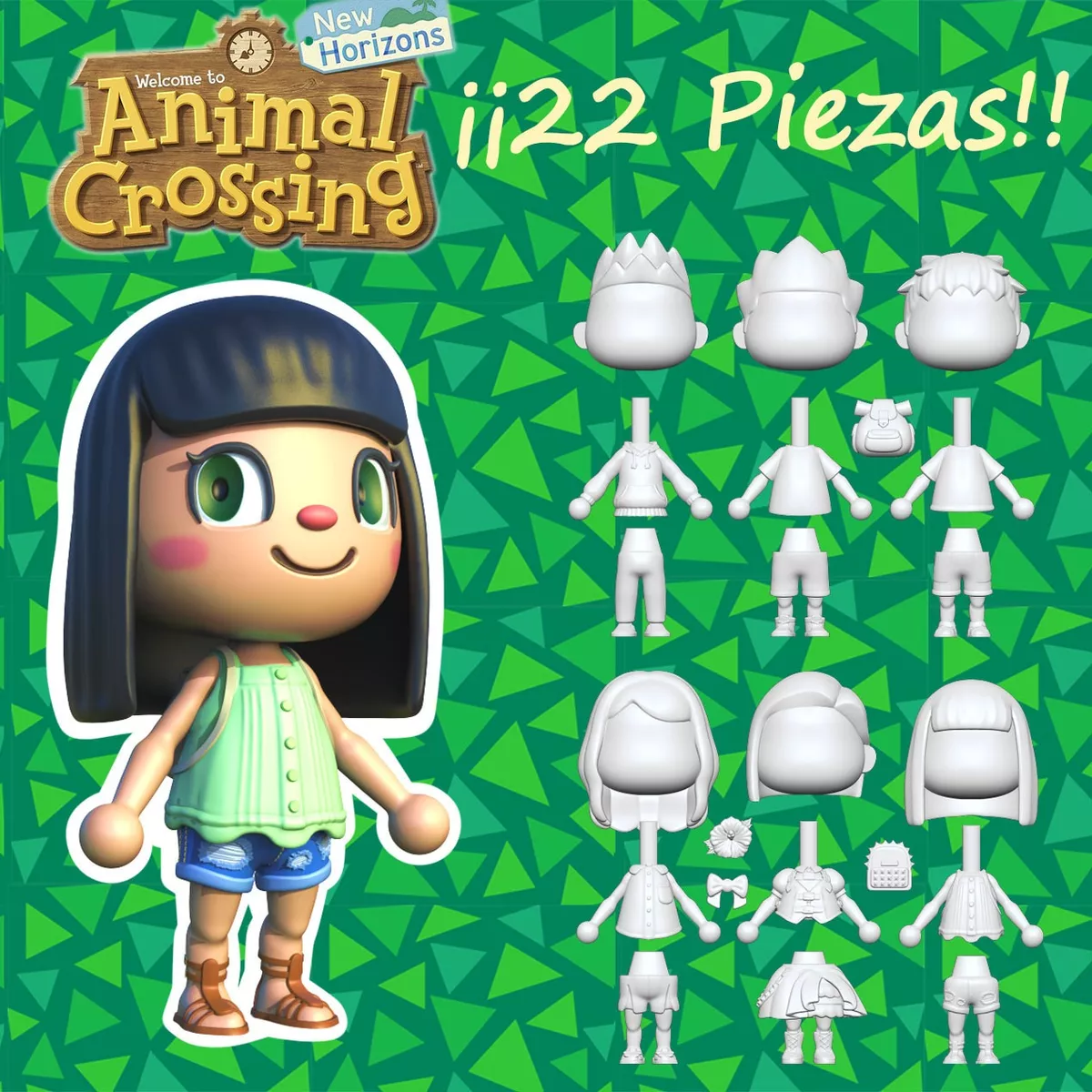 Animal Crossing A Villager New Horizons- Escultura