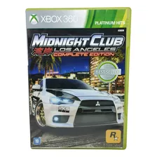 Midnight Club Los Angeles Xbox 360 Físico Game De Corrida