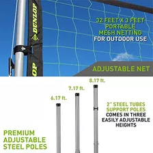 Dunlop Deportes Al Aire Ultima Intervencion Voleibol Set Net