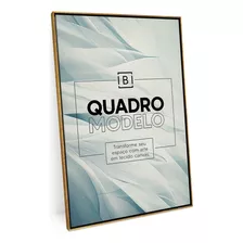 Quadro Modelo Tradicional 75 X 50 Cm Com Moldura