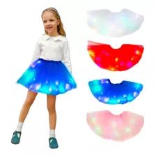 Falda Ballerina Tutu Con Luces Led Para Niña Talla Unica