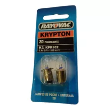 Bombillo Linterna Krypton Rayovac K2 Kpr102 2.4v 0.7a 1.68w