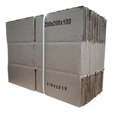 Caja De Cartón Corrugado 20x20x10 Cm Pack X 25 Unidades