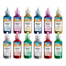 Adhesivo Glitter Glue Colores Surtidos Ezco X 21grs Caja X12