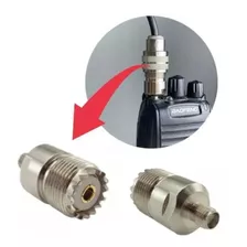 Adaptador De Antena Para Rádio Baofeng Femea Uhf / Femea Sma