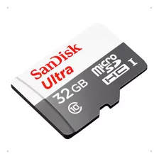 Cartão De Memória Sandisk Micro Ultra Com Adaptador Sd 32gb