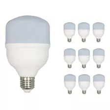 Kit Lâmpadas Led 40w Alta Potência Galpões Lojas Residências