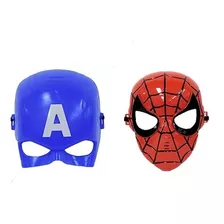 Mascaras Capitão America E Homem Aranha Vingadores Meninos