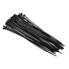  Heavy Duty 16 Black Cable Ties With 110 Lb Tensile Str...