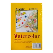 Block Artmate P/ Acuarela Watercolor 300gr 10x15cm 12 Hojas