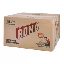 Caja Jabón Roma En Polvo 10 Bolsas De 1 Kilo C/u
