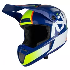 Capacete Asw Bridge Azul/branco