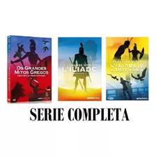 Seriado Grandes Mitos Gregos - 1ª 2ª E 3ª Temporadas Em Dvd