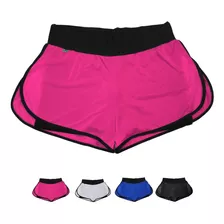 Short Duplo Fitness Plus Size Roupa Para Academia Poliéster