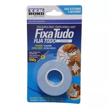 Cinta Doble Faz Ultra Fuerte Interior 19 Mm X 1,5 M Tekbond Color Transparente Liso