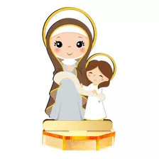 Santinhos Baby Católico Lembrancinhas Religiosas 8cm Mdf 