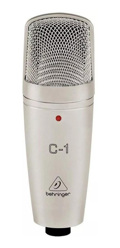 Micrófono Behringer Profesional C-1 Condensador Cardioide Plata